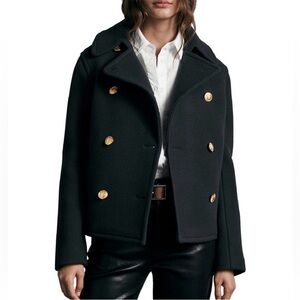 Rag & Bone Alfie Wool Peacoat In Navy Size XS NWOT